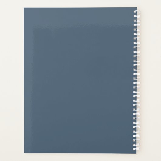 KLANT : WILLIAM MORRIS : BLUE JASMINE PLANNER (Achterkant)