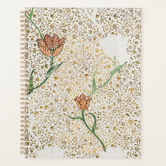 KLANT : WILLIAM MORRIS : GARDEN TULIP DRAWING PLANNER (Voorkant)