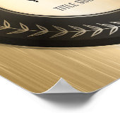 KLANTAFDRUKDIJMEDAL Gold #1 Champion EDITABLE Poster (Hoek)