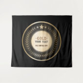 KLANTAFDRUKDIJMEDAL Gold #1 Champion EDITABLE Wandkleed (Voorkant (horizontaal))