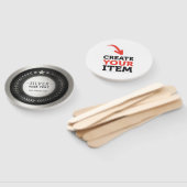 KLANTAFDRUKDIJMEDAL Silver VOEGT UW LOGO TOE Handwaaier (Niet-gemonteerd)