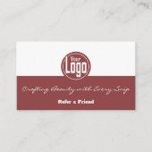 Klantcode Haarsalon Verwijs een vriend Aanbevelingskaartje (Voorkant)