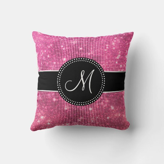 Klante monogrammed Pillow Kussen (Achterkant)