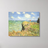 Klantelpad bij Pourville door Claude Monet Canvas Afdruk (Voorkant)