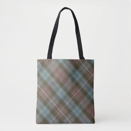 Klanten die op Tartan jeuken - geroteerd Tote Bag (Voorkant)