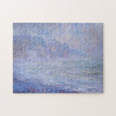 Klanten in Pourville Rain Monet Fine Art Legpuzzel (Horizontaal)