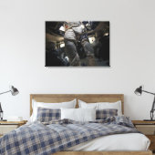 Klanten leren hun konvooprocedures canvas afdruk (Insitu (Slaapkamer))