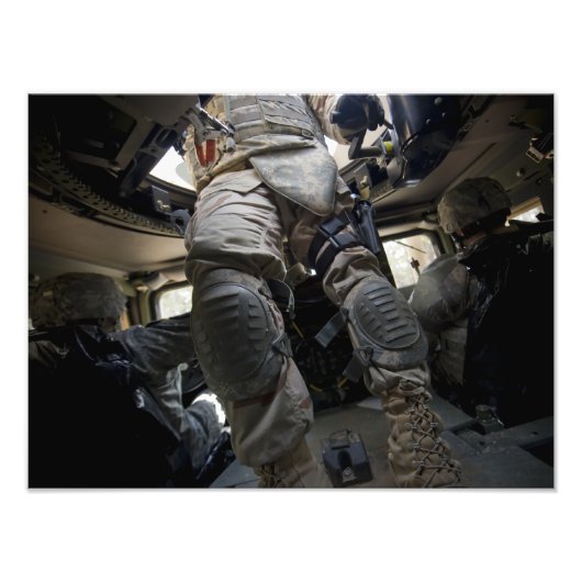 Klanten leren hun konvooprocedures foto afdruk (Voorkant)