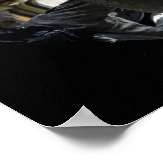 Klanten leren hun konvooprocedures poster (Hoek)