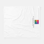 Klanten Uw Hotel Motel Hostel Logo hier Fleece Deken (Voorkant (Horizontaal))