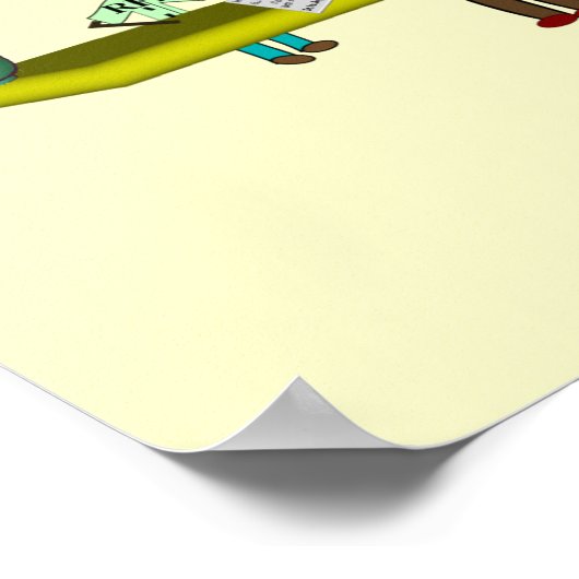 Klanten van apothekers maken kunst afdrukken—Frame Poster (Hoek)