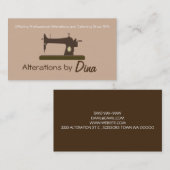 Klanten, vervormingen, trainen, zeemispelen, dagbo visitekaartje (Voorkant / Achterkant)