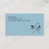 Klanten, vervormingen, trainen, zeemispelen, dagbo visitekaartje (Achterkant)