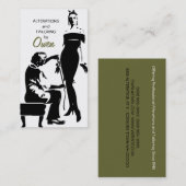 Klanten, vervormingen, trainen, zeemispelen, dagbo visitekaartje (Voorkant / Achterkant)