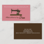 Klanten, vervormingen, trainen, zeemispelen, dagbo visitekaartje (Voorkant / Achterkant)