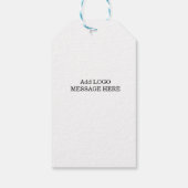 Klanten voor zakelijke warmtewaardering cadeaulabel (Achterkant)