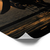 Klanten werken aan een E-2C Hawkeye vliegtuig Poster (Hoek)