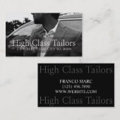 Klanten, wisselaars, Visitekaartje voor droge wasm (Voorkant / Achterkant)