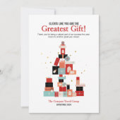 Klanten zijn de grootste cadeau kerst Kaart (Voorkant)