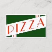klantenbinding retro pizzeria klantenkaartje (Voorkant)
