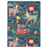 Klantenbord met Lovely Llamas Klembord (Achterkant)