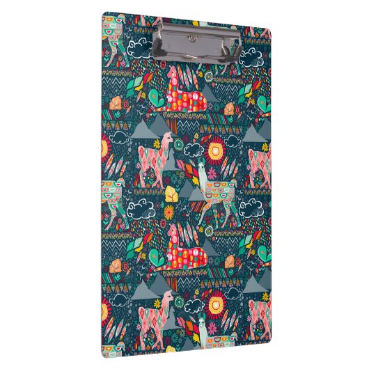 Klantenbord met Lovely Llamas Klembord (Rechts)