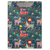 Klantenbord met Lovely Llamas Klembord (Voorkant)