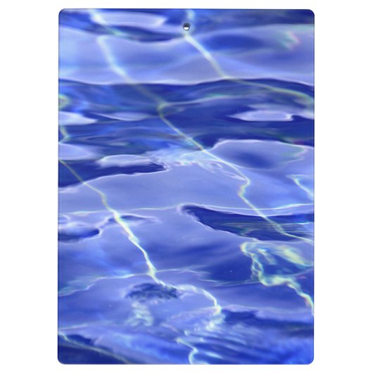 Klantenbord van zwembad klembord (Achterkant)