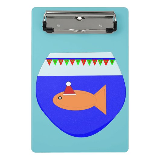 Klantenbord voor kerstfeestartikelen mini klembord (Voorkant)
