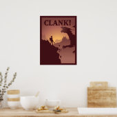 Klantenbordgamen Minimale reisstijl Gaming A Poster (Keuken)