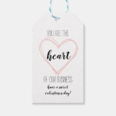 Klantencadeau T voor zakelijke warmtewaardering kl Cadeaulabel (Voorkant)