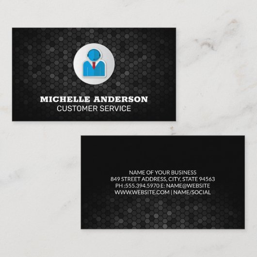 Klantenenservice Logo | Bedrijfsleven Visitekaartje (Voorkant / Achterkant)