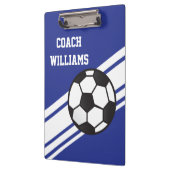 Klantenkaart voor Royal Blue Voetbal coach Klembord (Links)