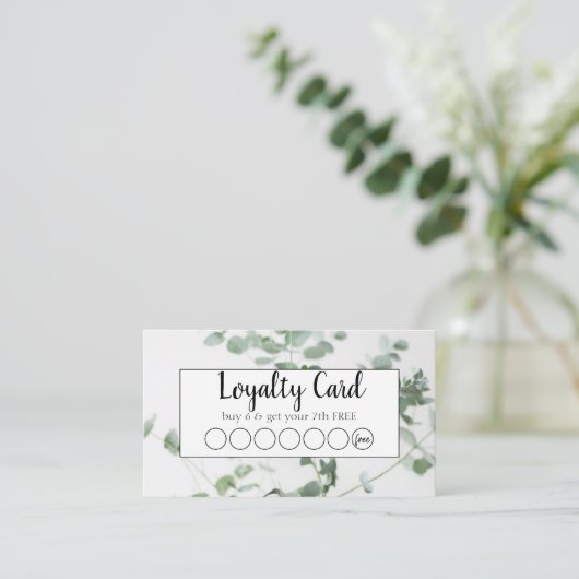 Klantenkaartje (Staand voorkant)