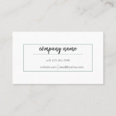 Klantenkaartje (Achterkant)