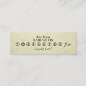 Klantenkaartje met classy look (Voorkant)