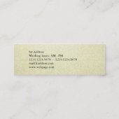 Klantenkaartje met classy look (Achterkant)