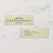 Klantenkaartje met classy look (Voorkant / Achterkant)