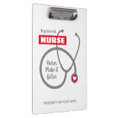 Klantenkaartje voor verpleegkundigen klembord (Rechts)