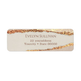 Klantenlabel voor terugzendadres etiket