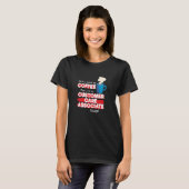 Klantenliefhebber en Koffiewaardering T-shirt (Voorkant volledig)