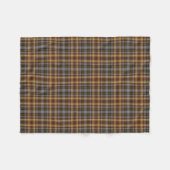 Klantenmakreel van Strathnaver Tartan Fleece Deken (Voorkant (Horizontaal))