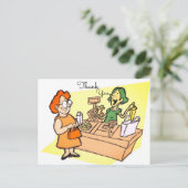 Klantenondersteuning Briefkaart (Staand voorkant)