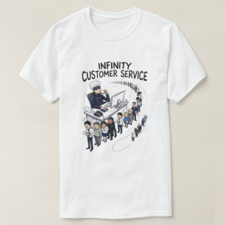 Klantenondersteuning Grappige Anime Geïnspireerde T-shirt