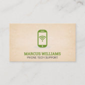 Klantenondersteuning | Smart Phone Wifi Visitekaartje (Voorkant)