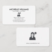 Klantenondersteuning Visitekaartje (Voorkant / Achterkant)