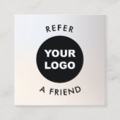 Klantenreferenties voor Logo toevoegen Aanbevelingskaartje (Voorkant)