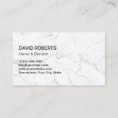 Klantenreinigingsservice Automatisch informatie ov Visitekaartje (Achterkant)