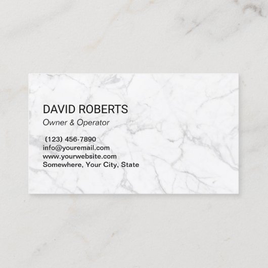 Klantenreinigingsservice Automatisch informatie ov Visitekaartje (Achterkant)