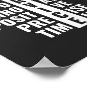 Klantenservice Citaat voor Kantoor en thuisgebruik Poster (Hoek)